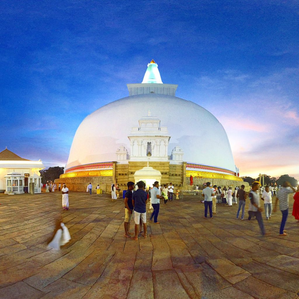 Sri Lanka Anuradhapura at Sunset